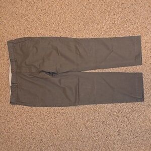 Men's Polo Ralph Lauren Flat front pants 100% cotton Gray size 38 x 30
